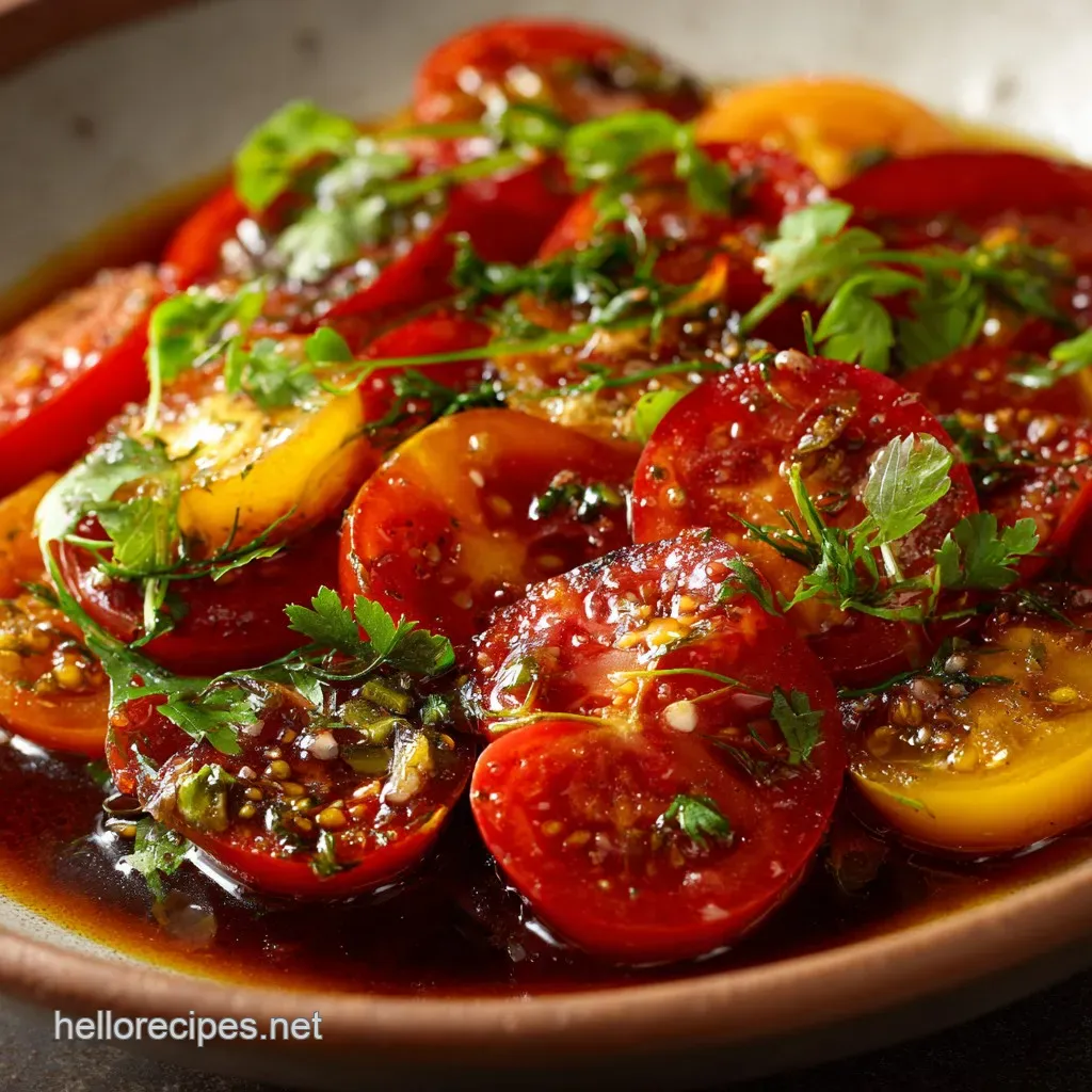 Minute Marinated Tomatoes: Ultimate Summer Side & Topping